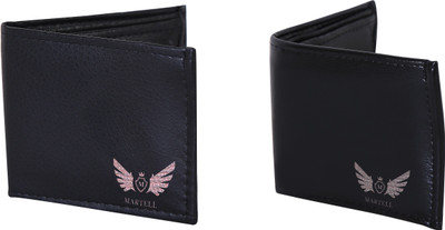 

Martell Men Black Artificial Leather Wallet(4 Card Slots)