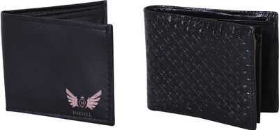 

Martell Men Black Artificial Leather Wallet(4 Card Slots)