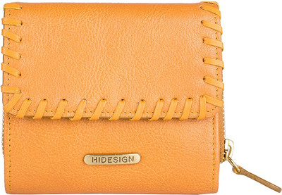 

Hidesign Women Tan Genuine Leather Wallet(2 Card Slots)