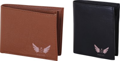 

Martell Men Black Artificial Leather Wallet(4 Card Slots), Brown