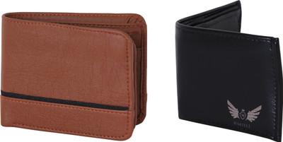 

Martell Men Black Artificial Leather Wallet(4 Card Slots), Brown