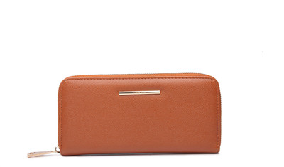 

Diana Korr Women Formal Tan Artificial Leather Wallet(5 Card Slots), Brown