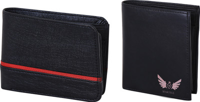

Martell Men Black Artificial Leather Wallet(4 Card Slots)
