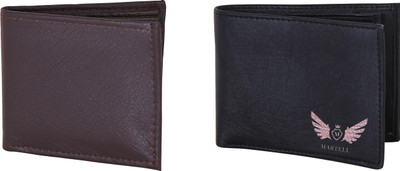

Martell Men Black Artificial Leather Wallet(4 Card Slots), Brown