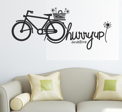 Happy Walls Vinyl Abstract Black Wallpaper(L x W: 35 cm x 80 cm)
