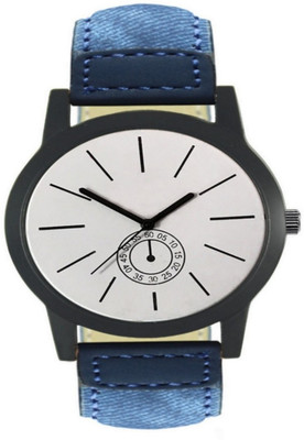 

Elife 410 Round Shapped Dial Leather Strap Wrist Analogue Watch For Boys and Men Watch - For Men