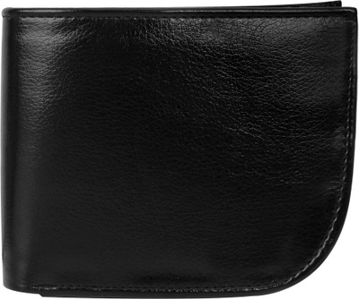 

upshot Men Black Artificial Leather Wallet(3 Card Slots)