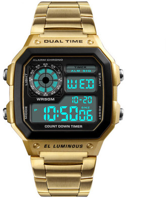 

Addic Block of Gold Digital Multi-Function Digital Watch - For Men