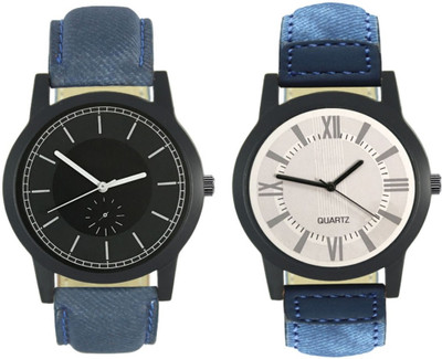 

CelAura 416-420 Stylish New Collection Combo Watch With Round Dial And Leather Strap Watch - For Men