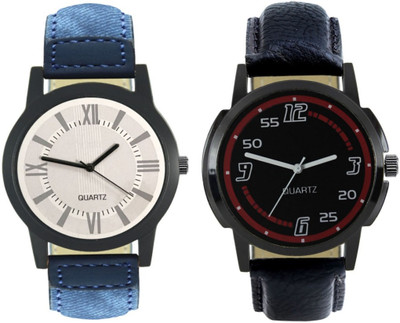 

Celora 420-423 Stylish New Collection Combo Watch With Round Dial And Leather Strap Watch - For Men