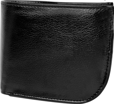 

Howdy Men Black Artificial Leather Wallet(4 Card Slots)