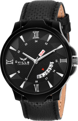 

Vills Laurrens VL-1097 Black Day And Date Display Watch - For Men