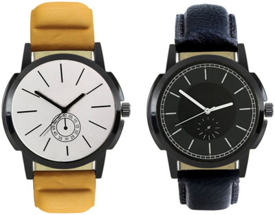 

Celora 409-413 Stylish New Collection Combo Watch With Round Dial And Leather Strap Watch - For Men