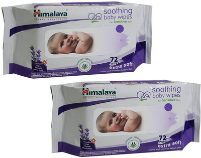

Himalaya gentle baby wipes (72+72)(2 Pieces)