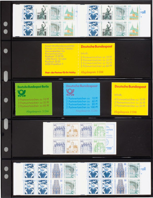

Lighthouse Plastic Pockets GRANDE with 5 Horizontal Stripes - Black