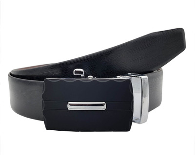 

Baluchi Men Formal Black Genuine Leather Reversible Belt