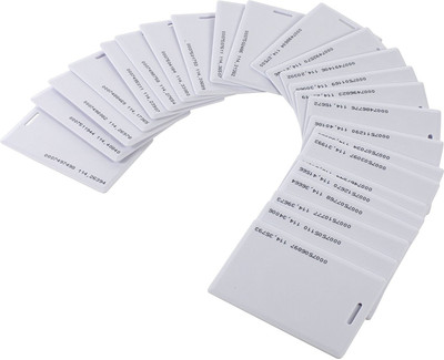 

Jal Set Of 100 RFID/ PROXIMITY Cards For Time Attendance Or Access Control System Having RFID Time & Attendance, Access Control(Card)