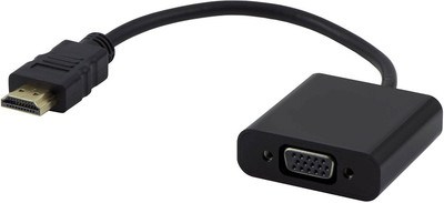

Aironx HDMI Male to VGA Female Adapter for Desktops/Laptops HDMI Adapter(Computer, Laptop, Black)