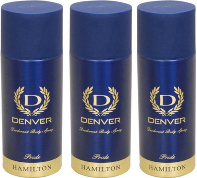

Denver Pride Combo (Pack of 3) Body Spray - For Men(495 ml, Pack of 3)