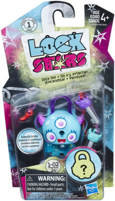 

Hasbro Lock Stars Basic Horned Teal Monster -- Series 1(Multicolor)