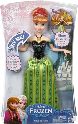 

Barbie Disney Frozen Singing Anna Doll(Multicolor)