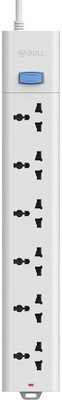 

Bull 6 Socket,1 Switch,5 M Wire Extension Board 10 A Three Pin Socket