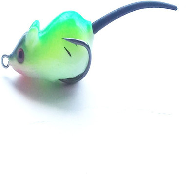 

JUST ONE CLICK RAT FISHING LURE MOUSE FISHING LURE Soft Bait Fishing Lure(Pack of 1 Size 5)