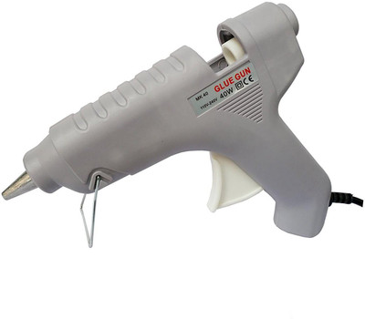 

RIVI 40 Watt Leak Proof Super grey with 5 sticks Standard Temperature Corded Glue Gun(11 mm)