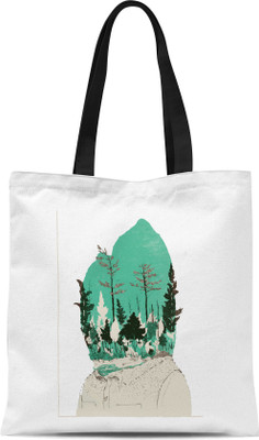 

Mustmaal Tote(White, Multicolor), Multicolor;white
