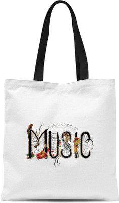 

Mustmaal Tote(White, Multicolor), Multicolor;white