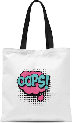 

Mustmaal Tote(White, Multicolor), Multicolor;white