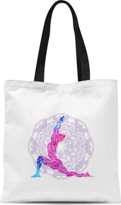 

Mustmaal Tote(White, Multicolor), Multicolor;white