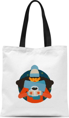 

Mustmaal Tote(White, Multicolor), Multicolor;white