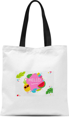 

Mustmaal Tote(White, Multicolor), Multicolor;white