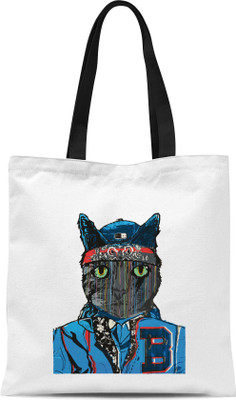 

Mustmaal Tote(White, Multicolor), Multicolor;white
