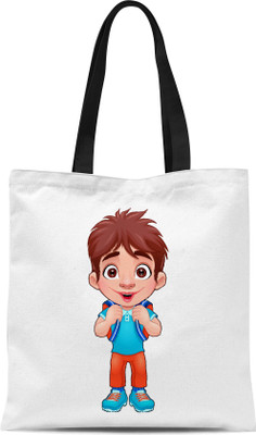 

Mustmaal Tote(White, Multicolor), Multicolor;white