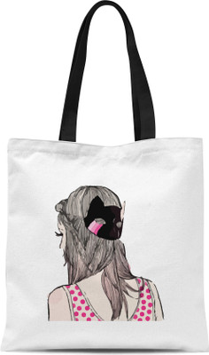 

Mustmaal Tote(White, Multicolor), Multicolor;white