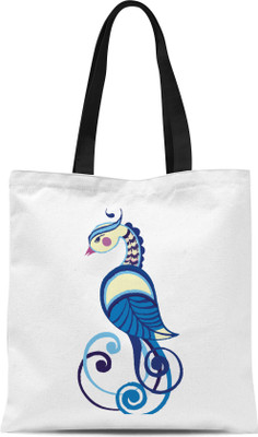 

Mustmaal Tote(White, Multicolor), Multicolor;white