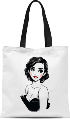 

Mustmaal Tote(White, Multicolor), Multicolor;white