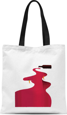 

Mustmaal Tote(White, Multicolor), Multicolor;white