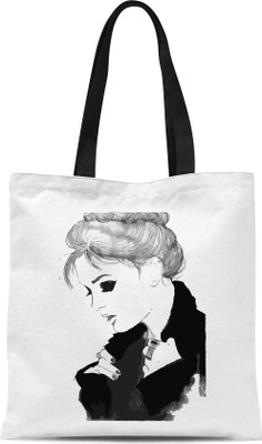 

Mustmaal Tote(White, Multicolor), Multicolor;white