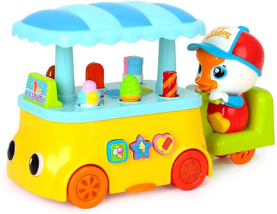

Dhawani Funny Candy Ice-cream Car with Light & Music Learning Educational Toy(Multicolor)