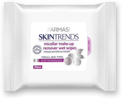 

Farmasi Skin Trends Micellar Make-Up Remover Wet Wipes - 25pcs Makeup Remover(25 g)