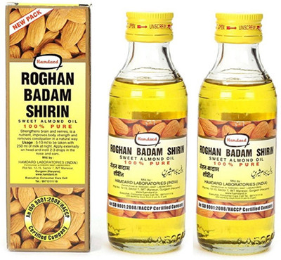 

Hamdard Roghan Badam Shirin 100% Pure Almond (pack of 2)(100 ml)