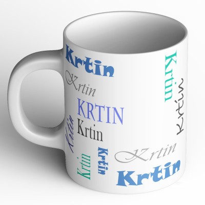 Abaronee Krtin b005 in name Ceramic Coffee Mug(350 ml)