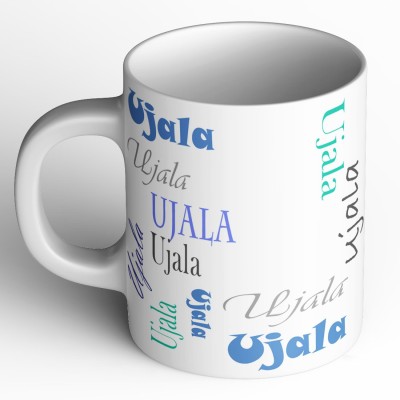 Abaronee Ujala b005 in name Ceramic Coffee Mug(350 ml)