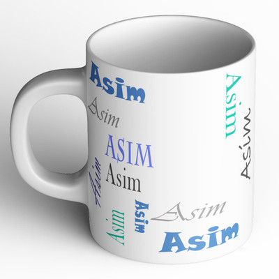 Abaronee Asim b005 in name Ceramic Coffee Mug(350 ml)