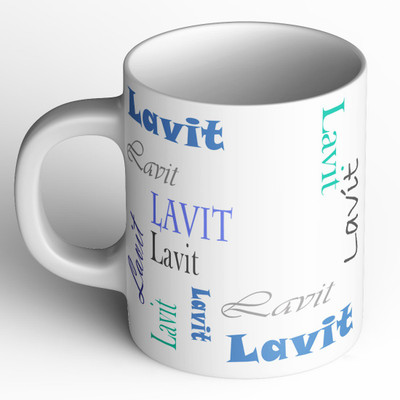 Abaronee Lavit b005 in name Ceramic Coffee Mug(350 ml)