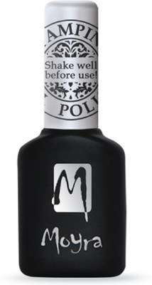 

M Moyra Stamping Gel Nail Polish for Chrome Holo Powder Pigments(Black)