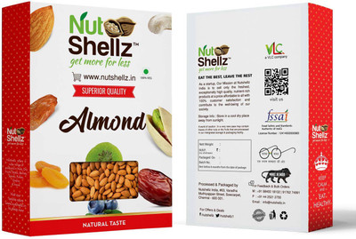 

Nutshellz Premium Californian Almonds(2 kg, Pouch)